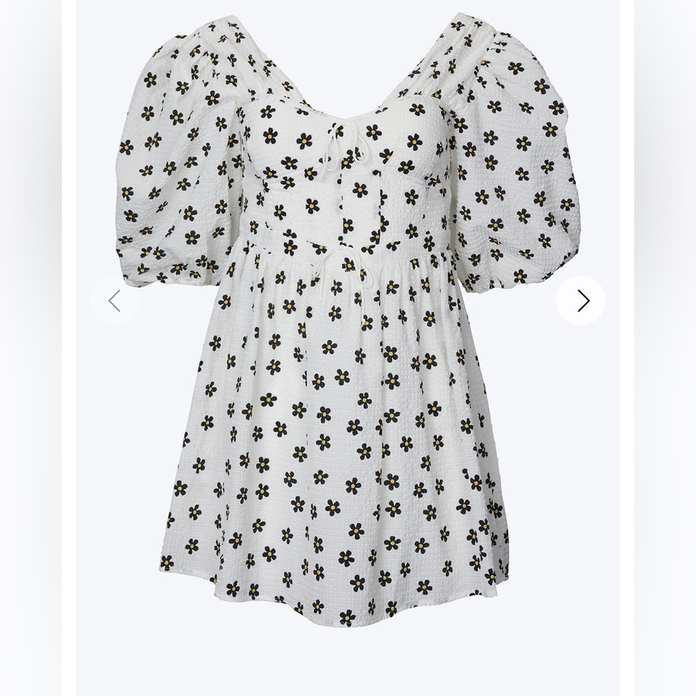 For Love & Lemons Dress Cottagecore Coquette Connie Mini Floral Fairycore Small - Picture 2 of 5